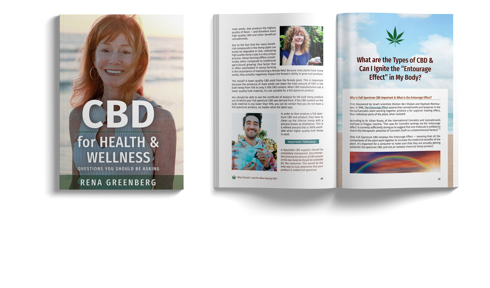 CBD for Health & Wellness by Rena Greenberg – Interior Layout by Latifah Shay